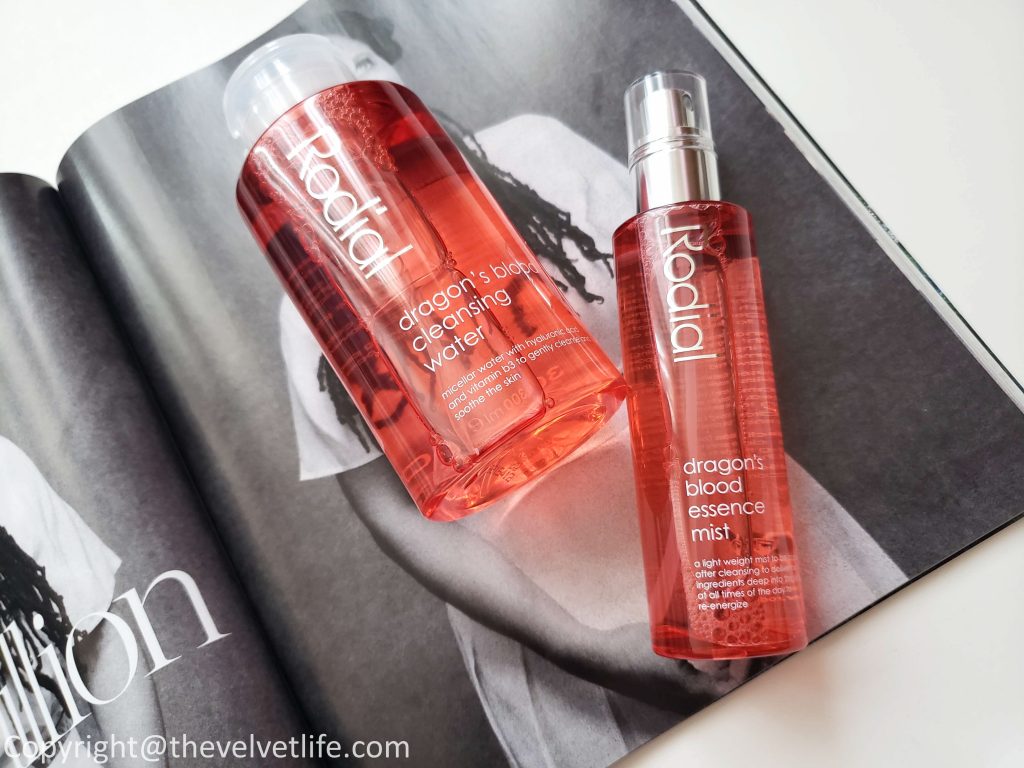 Rodial Dragon's Blood Cleansing Water and Rodial Dragon's Blood Essence Mist