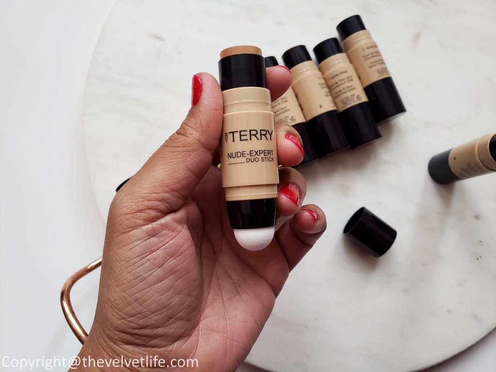 By Terry Nude-Expert Duo Stick Foundation Review + Swatches