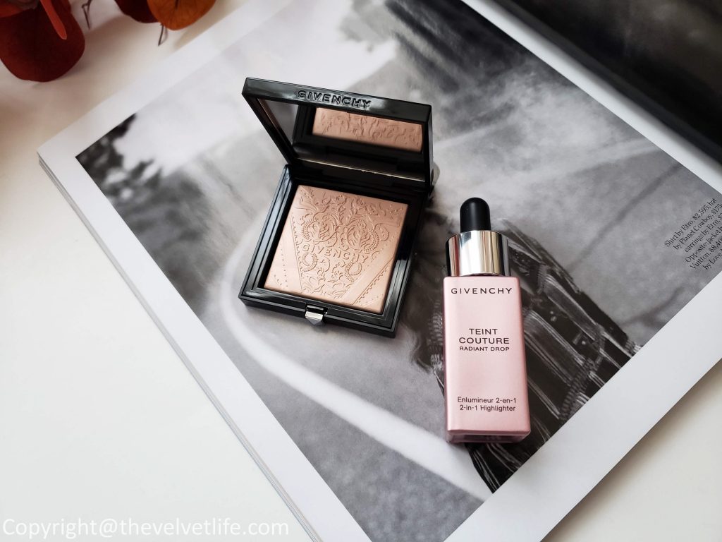 Givenchy Teint Couture Radiant Drop and Shimmer Powder The Velvet Life