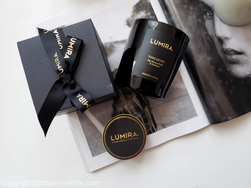 Lumira Tuscan Fig and Sirocco Candle