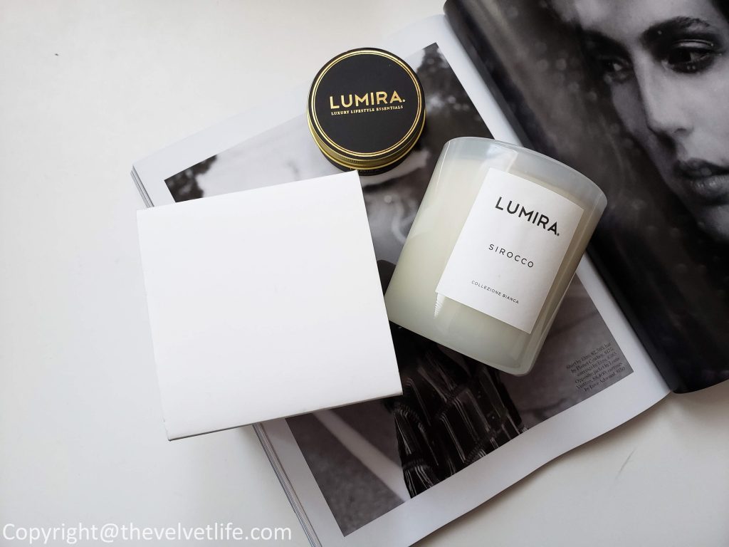 Lumira Tuscan Fig and Sirocco Candle