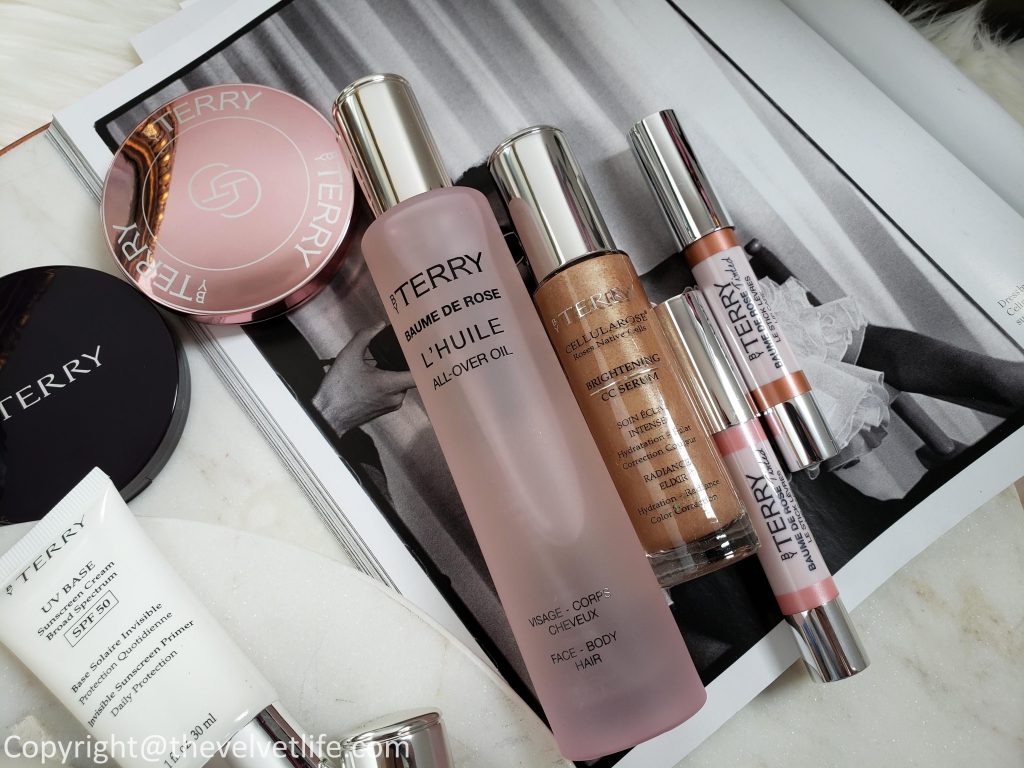 By Terry Spring Summer 2019 collection Brightening CC Serum Powder, Baume De Rose Tinted Lip Care Crayon, All Over Oil, Primer