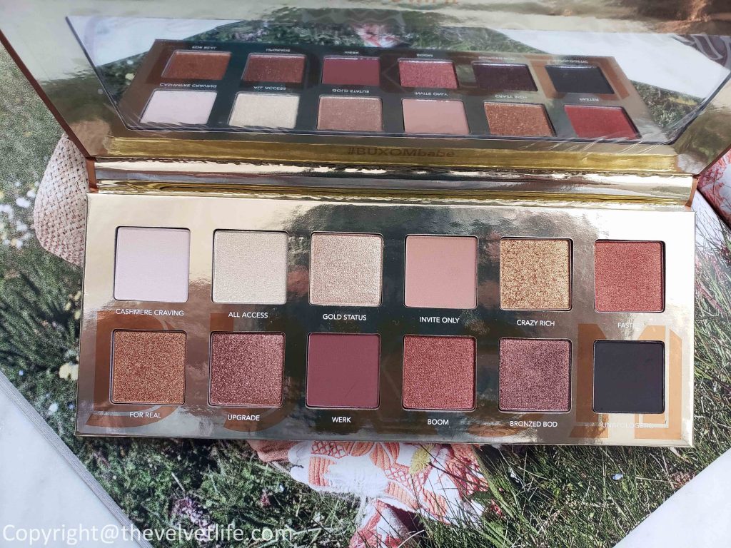 Buxom Boss Babe Betty Eyeshadow Palette review swatches