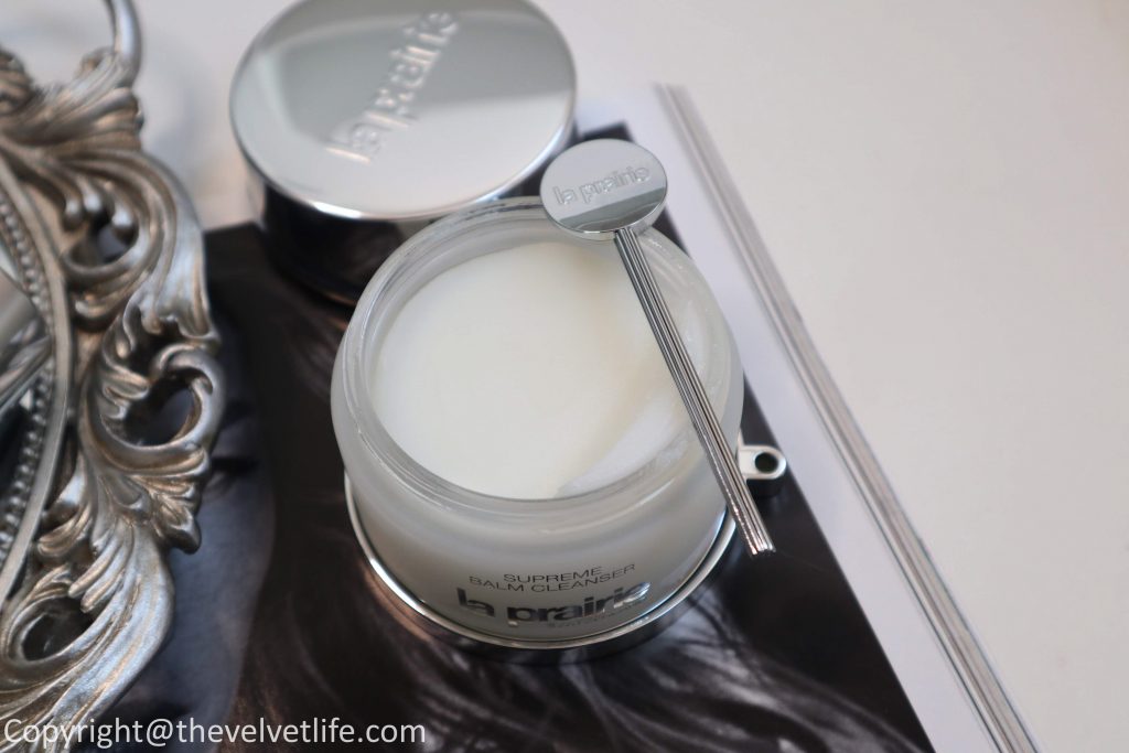 New La Prairie Supreme Balm Cleanser and Crystal Micellar Water Eyes Face review