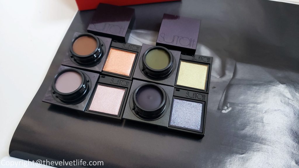 Review and swatches of the new Surratt Beauty - Dew Drop Foundation and Prismatique eyes eyeshadows