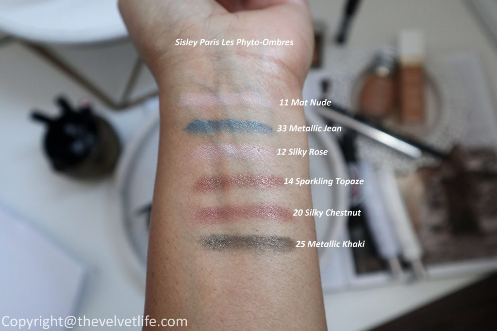 Sisley Paris Les Phyto-Ombres new review swatches
