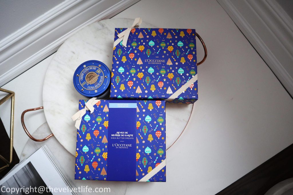 Loccitane Holiday 2019 new launches and gift sets have holiday ornaments, harmonious candle duo, Shea butter dreams, holiday hand cream trio, bouquet