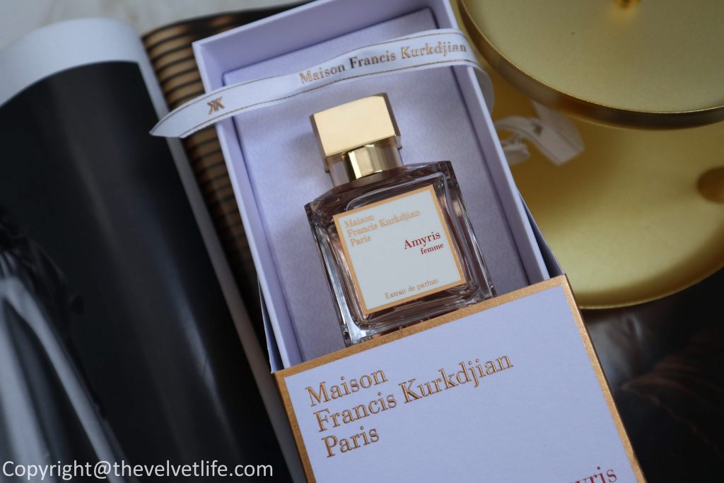 Maison Francis Kurkdjian Amyris femme Extrait de parfum review