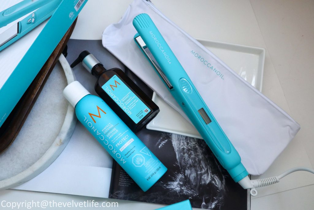 New Moroccanoil Heat Styling Tools review of new Power Performance Ionic Hair Dryer, Perfectly Polished Titanium Flat Iron