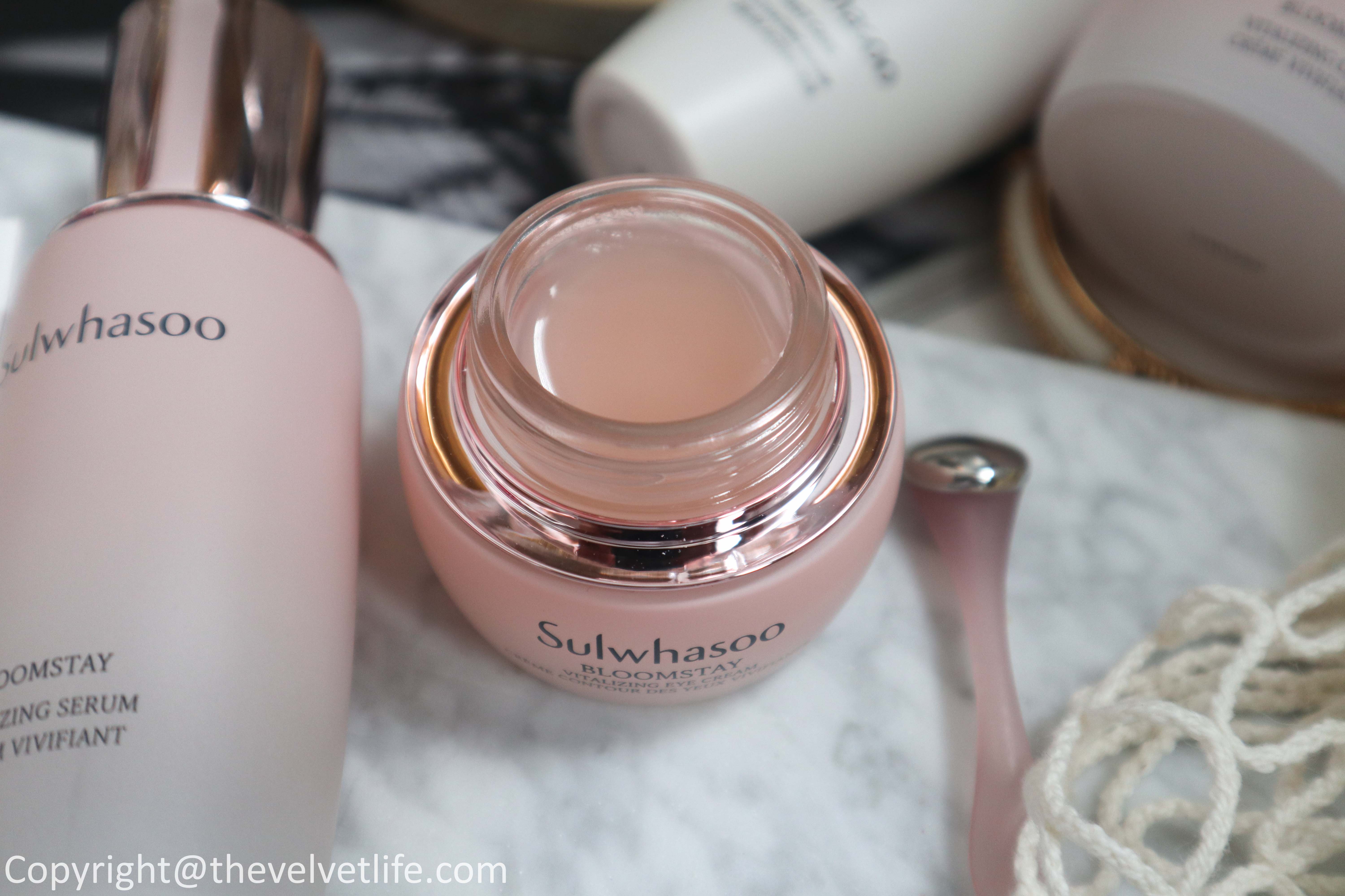 Review of new Sulwhasoo Bloomstay Vitalizing Eye Cream, Clarifying Mask, Overnight Vitalizing Mask