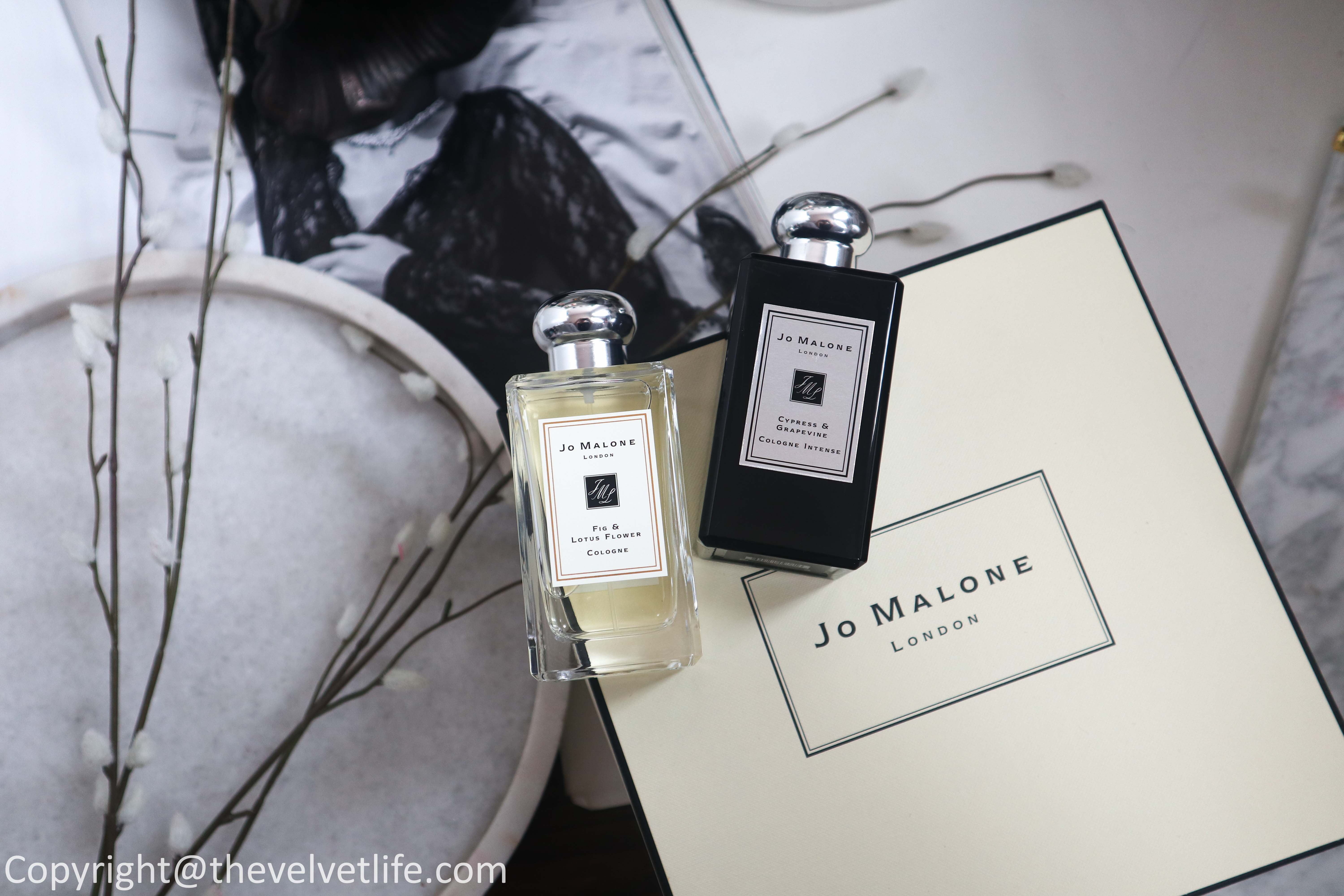 New Jo Malone Lost in Wonder cologne collection with new fragrances Fig & Lotus Flower and Cypress & Grapevine review