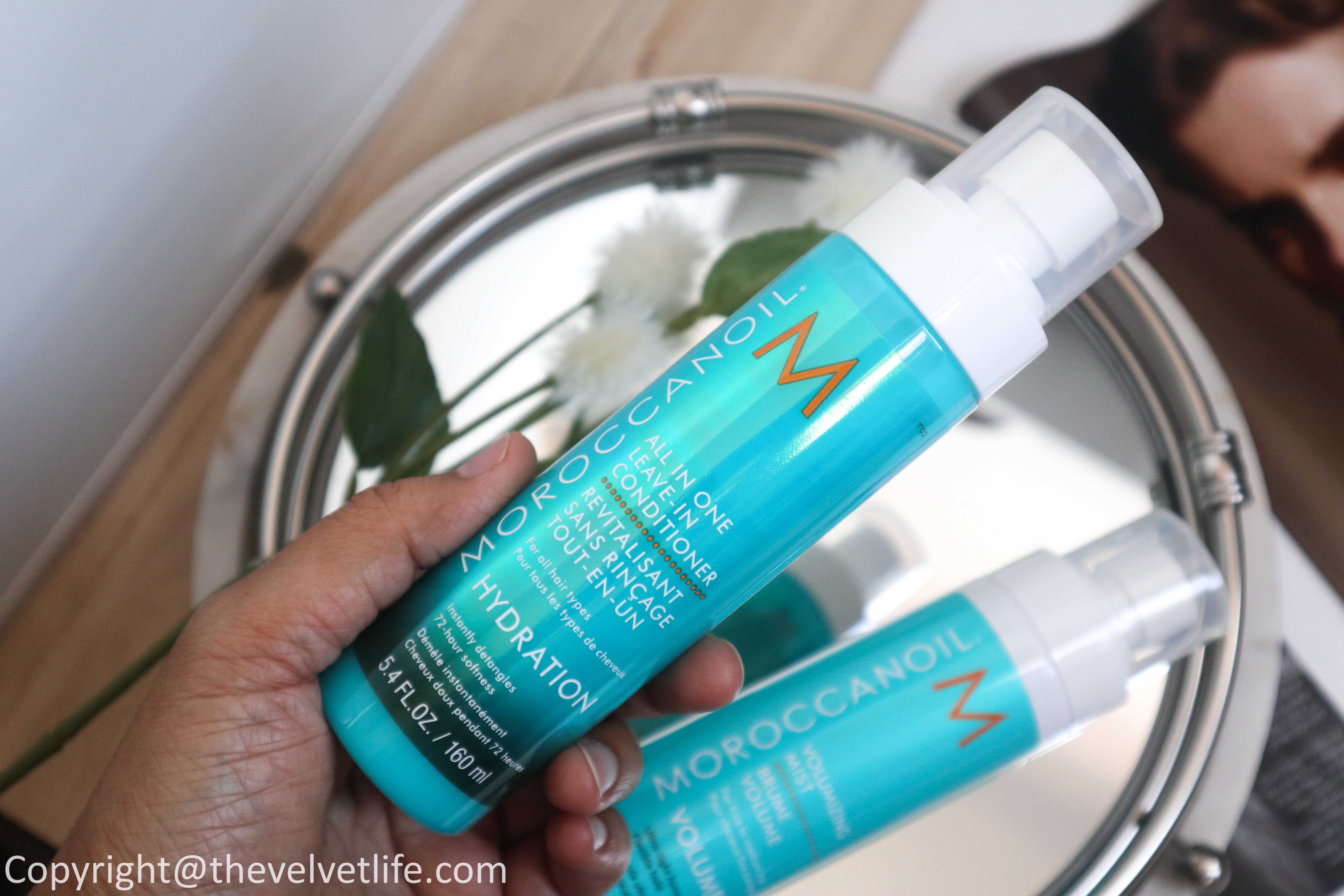 New MoroccanOil All In One Leave-In Conditioner and MoroccanOil Volumizing Mist review