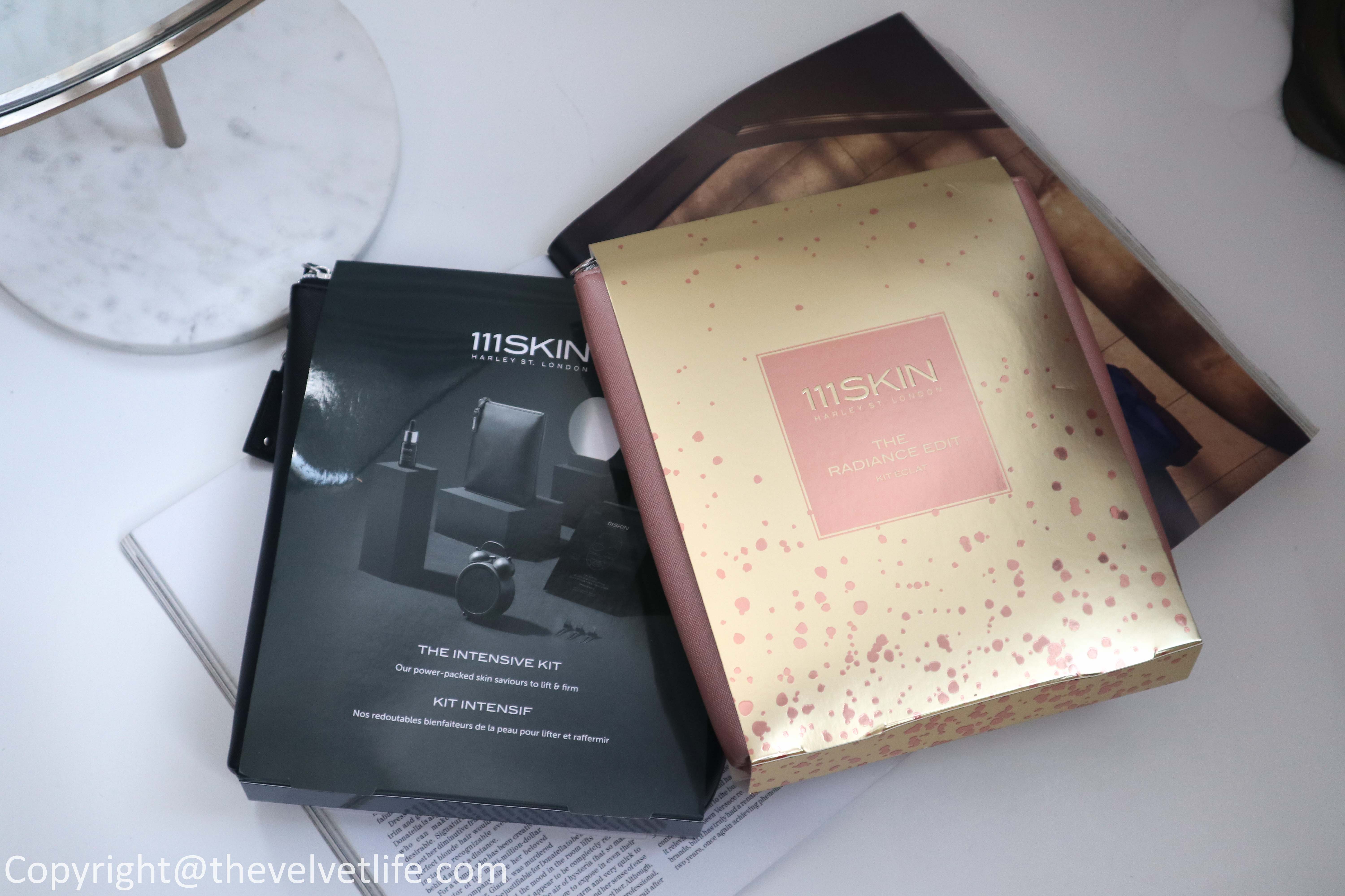 111Skin review The Intensive Kit Vitamin C Brightening Booster, Celestial Black Diamond Lifting and Firming Treatment Mask, 111Skin The Radiance Kit Rose Gold Illuminating Eye Mask, Rose Gold Brightening Facial Treatment Mask, Rose Gold Radiance Booster