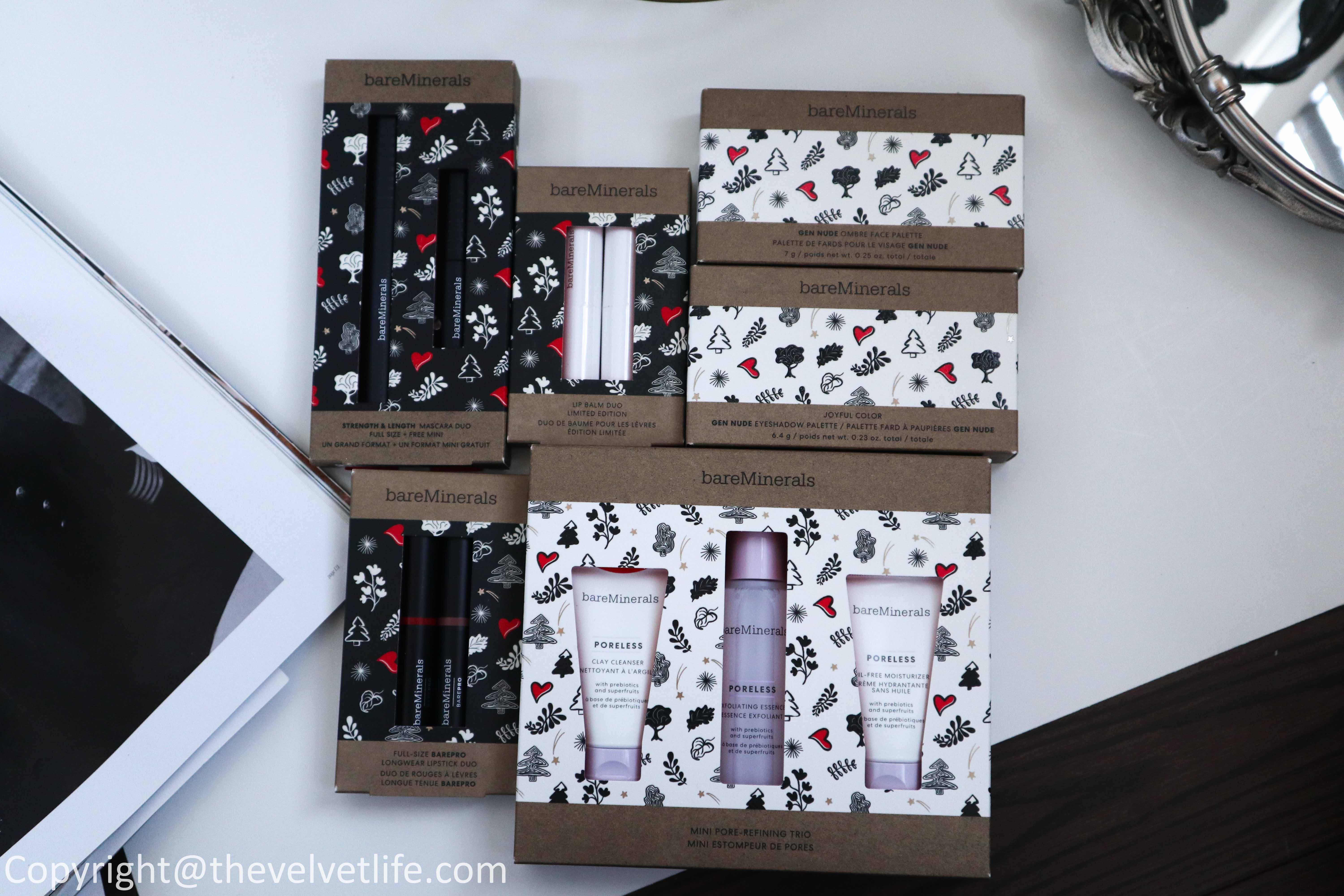 bareMineral Holiday 2020 collection review and swatches